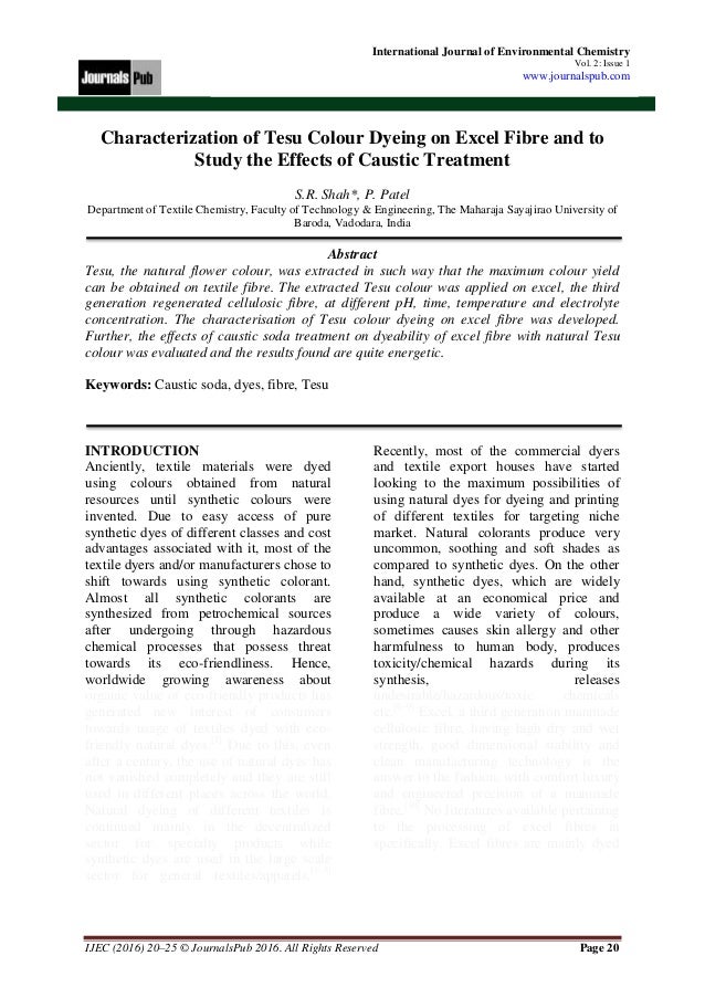research journal of chemistry and environment indexing