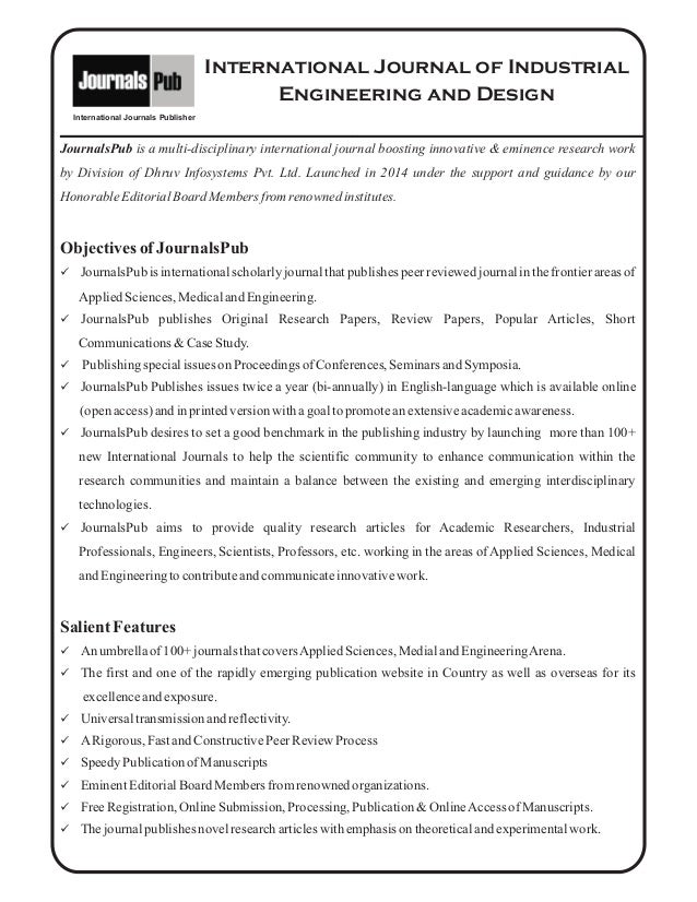 International Journal of Industrial Engineering and Design vol 2 issu…