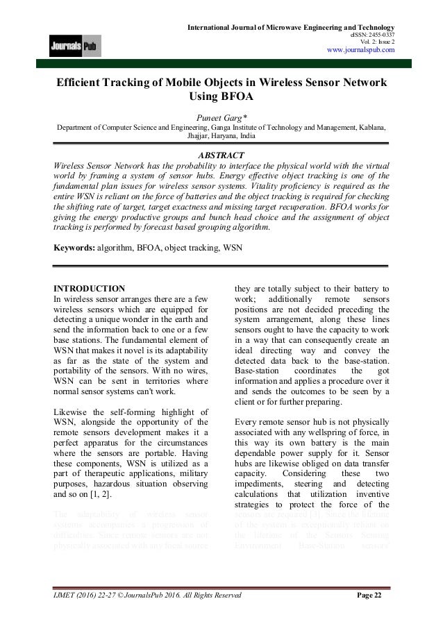 International Journal of Microwave Engineering and Technology (Vol 2