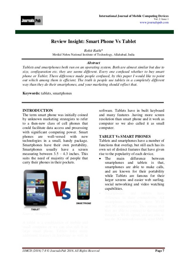 International Journal of Mobile Computing Devices vol 2 issue 1