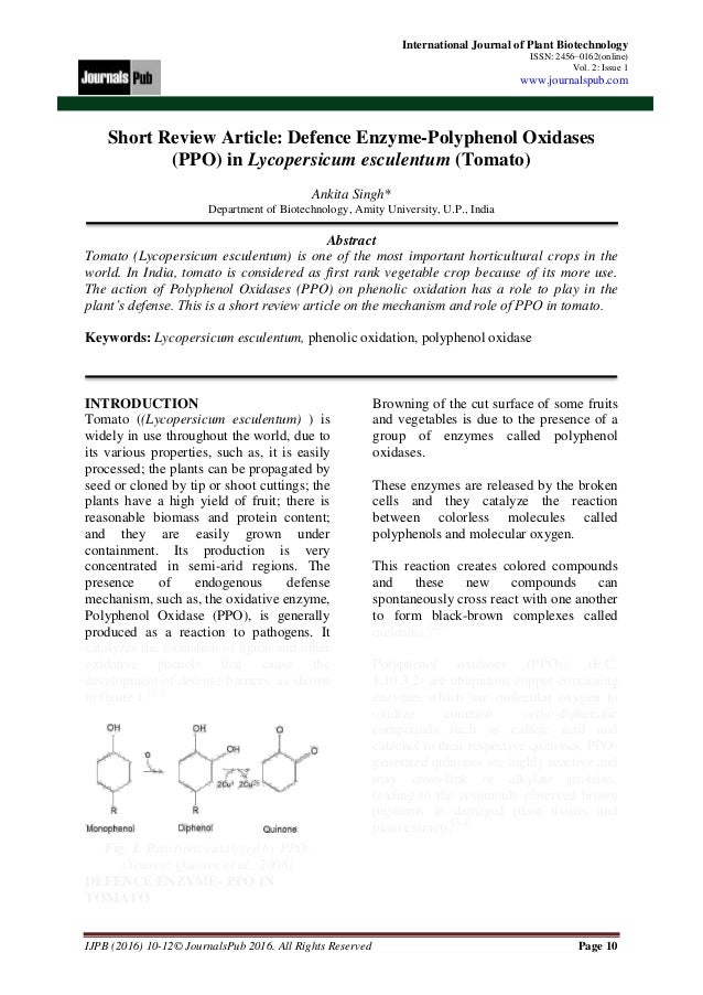 International Journal of Plant Biotechnology vol 2 issue 1