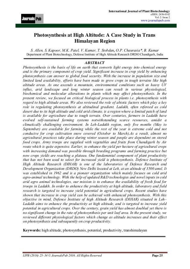 International journal of plant biotechnology vol 2 issue 2