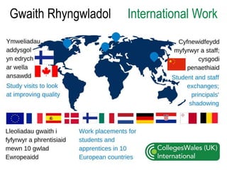 Gwaith Rhyngwladol International Work
 