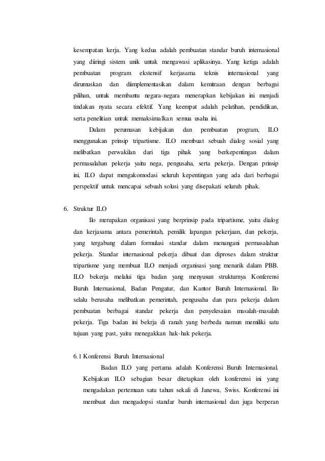 International Labour Organizattion Ilo