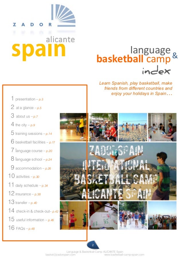 International Basketball Camp Spain International Basketball Camp Spain