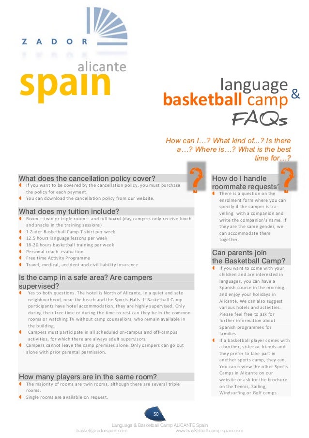 International Basketball Camp Spain