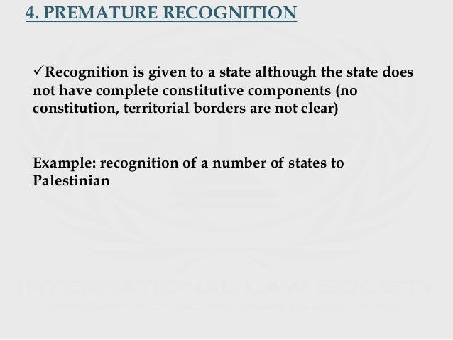 recognition example of recognition
