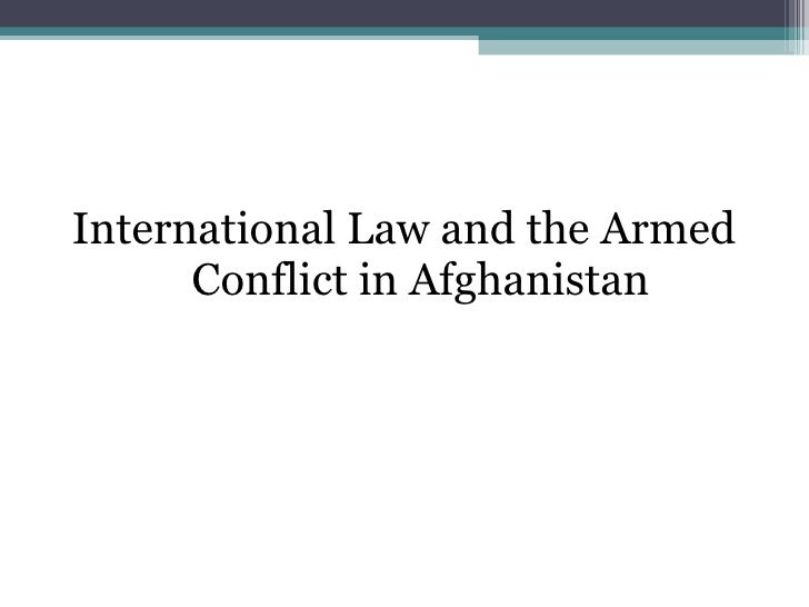 non-international armed conflicts in international law non-international armed conflicts in international law