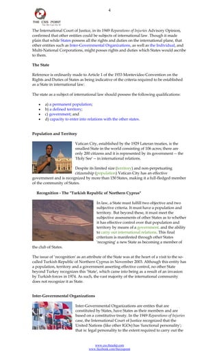 International law notes | PDF