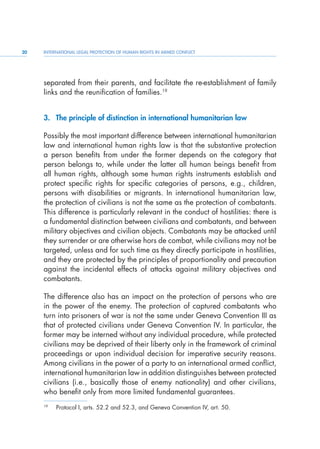 International Legal protection of Human rights in armed conflicts. | PDF