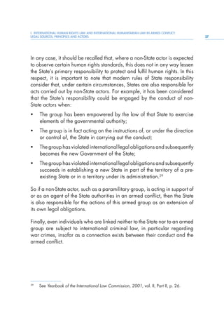 International Legal protection of Human rights in armed conflicts. | PDF