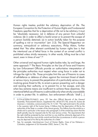 International Legal protection of Human rights in armed conflicts. | PDF