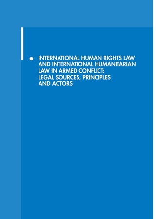 International Legal protection of Human rights in armed conflicts. | PDF