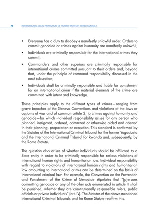 International Legal protection of Human rights in armed conflicts. | PDF