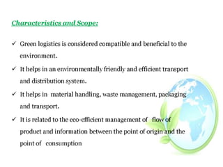 International logistics 