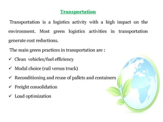 International logistics 