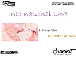 International Love
Joel Astorga Chávez
NST IGIP External Re
 