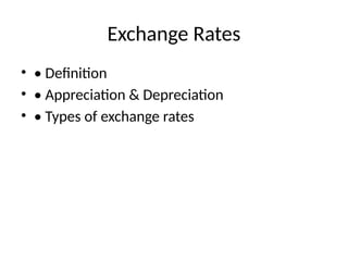 Exchange Rates Definition Understanding International Economics: Trade, Exchange Rates, and ...