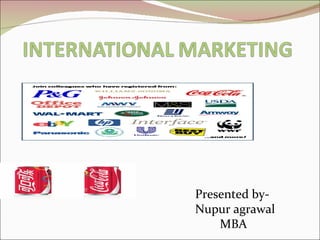 Presented by- Nupur agrawal MBA 