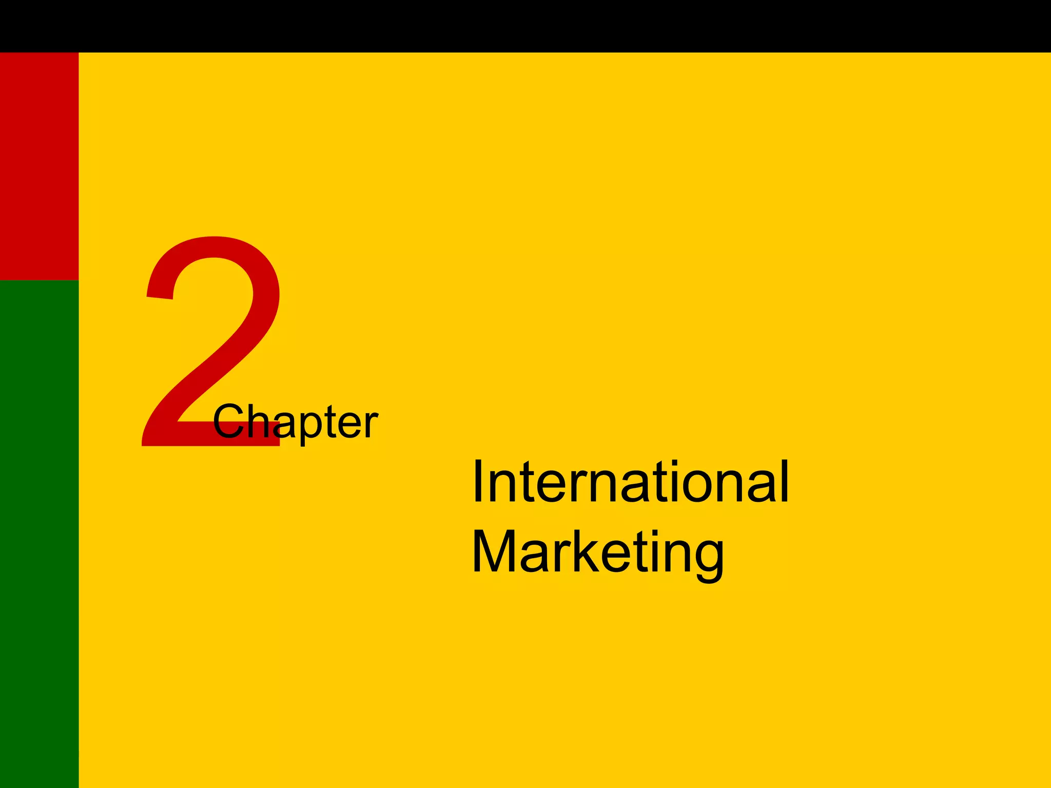 International Marketing 2 Chapter 