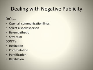 Negative Promotion Promotion mix & Marketing Communication | PPTX