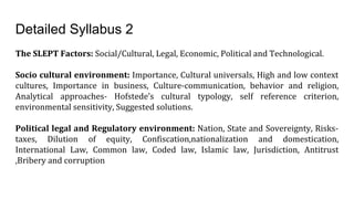 Detailed Syllabus 2
 