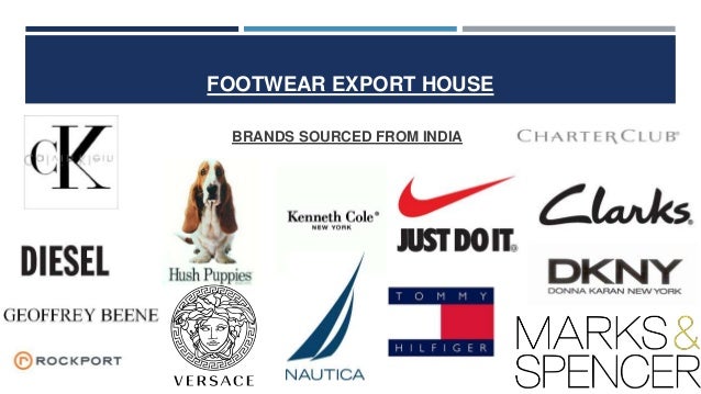 International marketing footwear export 