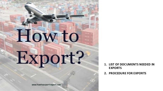 Importance of Documents in Exports