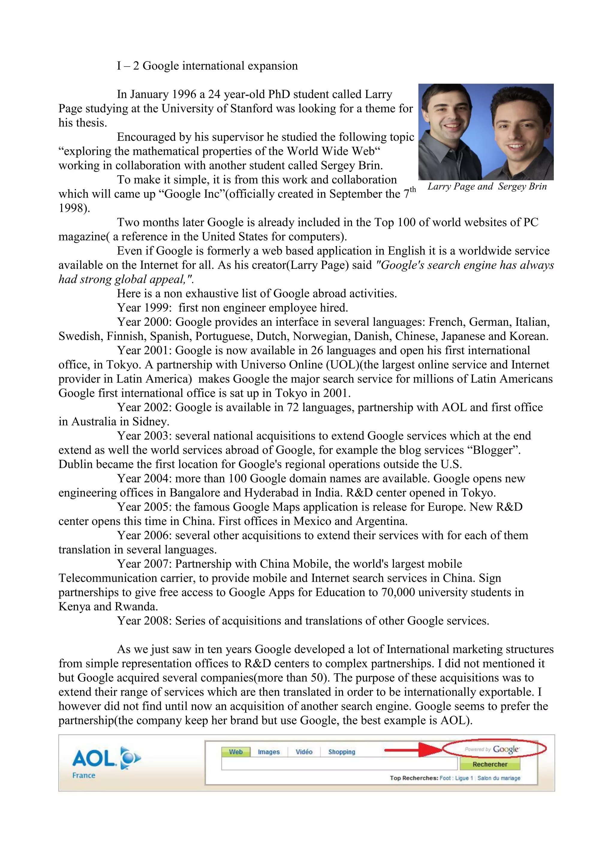 International Marketing Report Example | PDF