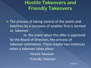 International mergers and acquisitions | PPTX