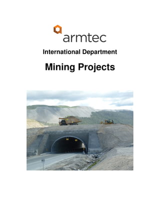 International Department
Mining Projects
 
