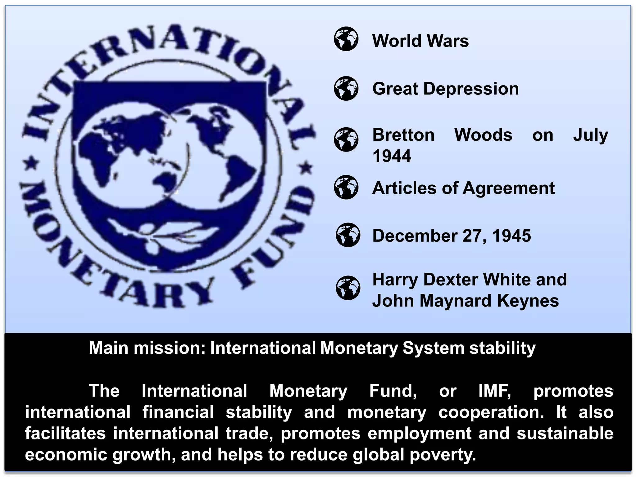International monetary fund | PPTX