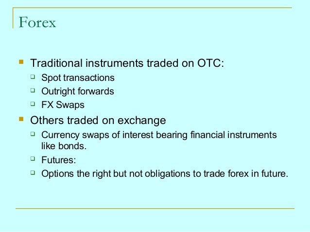 Foreign exchange system