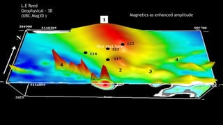 L.E Reed
Geophysical - 3D
(UBC,Mag3D )

Magnetics as enhanced amplitude

Your text here

 