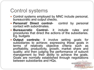 International organisation and hrm | PPTX