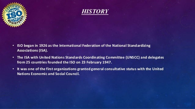 international organization for standardization
