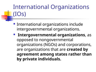 International Organizations in the world | PPT