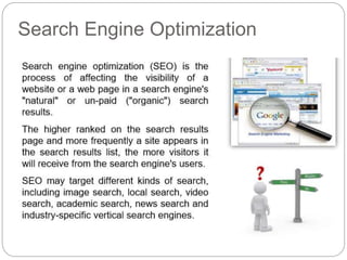Search Engine Optimization
 