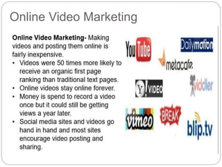 Online Video Marketing
 