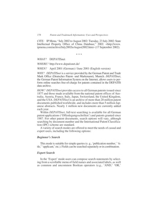 Photo inspiration: Curated International Patent Database Services Gallery View