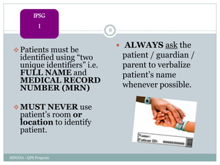 Mrn Using Wisel International_Patient_Safety_Goals (3).These goals identify key issues ...