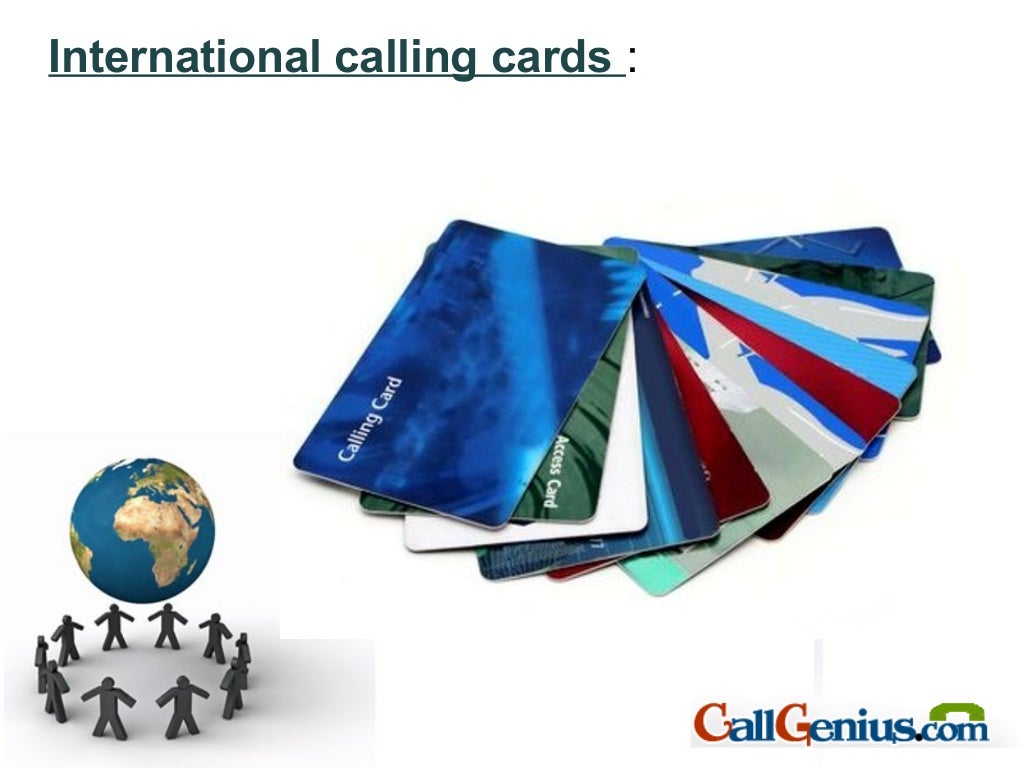 International phone calling cards