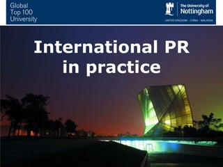 International PR in practice 