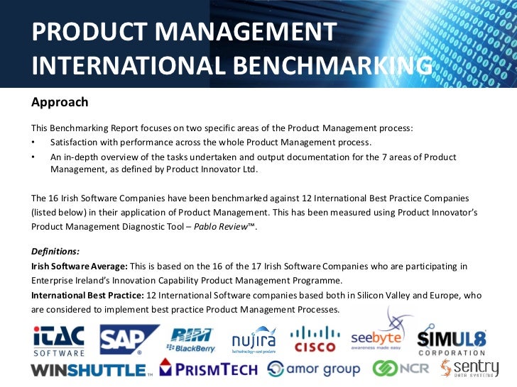International product management benchmarking slideshare