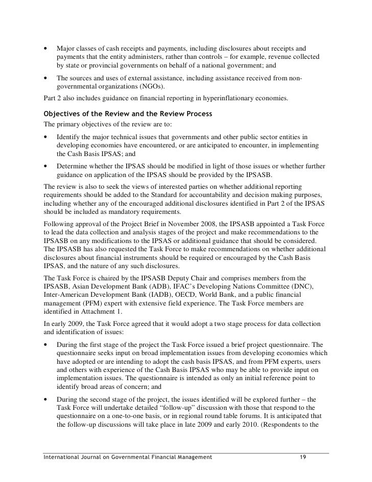 International Public Sector Accounting Standards Board