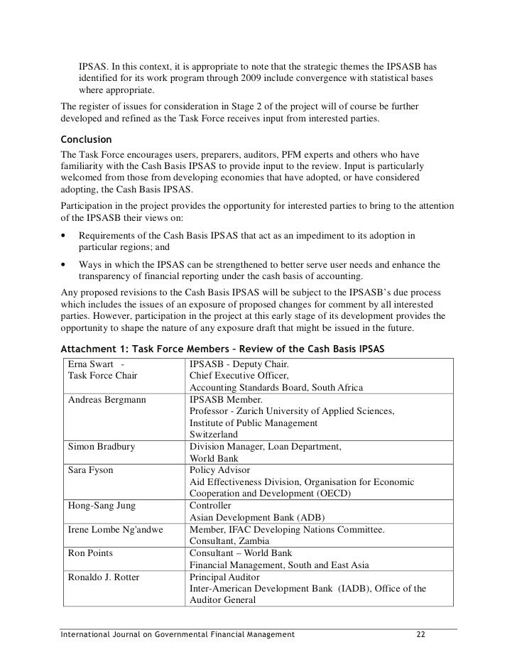 International Public Sector Accounting Standards Board
