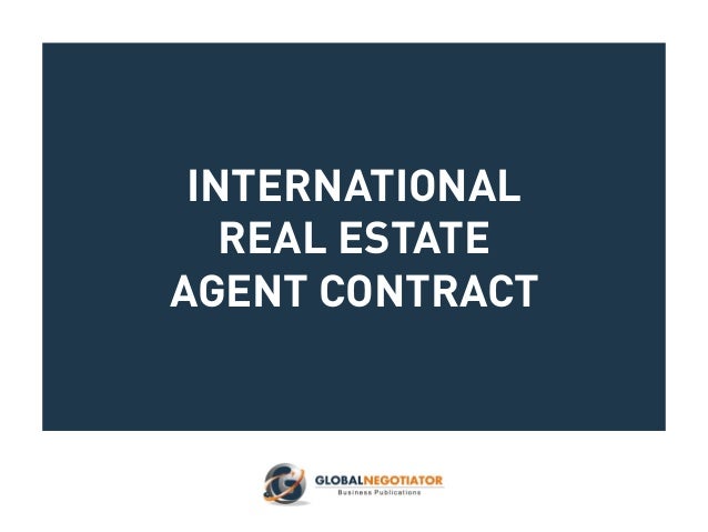 International Real Estate Agent Contract