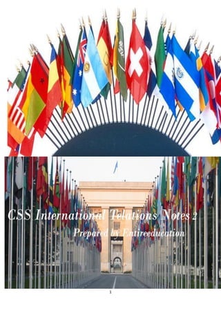 CSS International Relations Notes | PDF