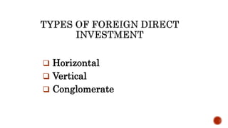  Horizontal
 Vertical
 Conglomerate
 