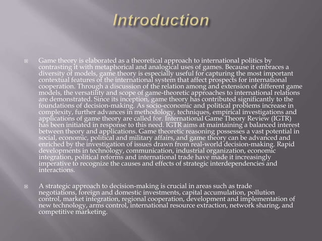 International Relation Theory Pptx